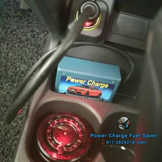 (Alat Jimat Minyak Kereta)POWER CHARGE FUEL SAVER (BLUE) 650 Cc > 1600 cc