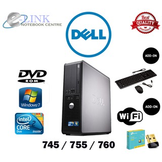 (REFURBISHED) Dell Optiplex 755 / Dell Vostro 200 Desktop/ Intel core 2 E6300 1.86 ghz / 2 GB DDR2 ram / 80 GB HDD
