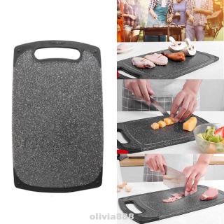 Cutting Board Plastic With Hanging Hole Non Slip Vegetable Anti Bacterium Practical Leakproof Kitchen Accessories