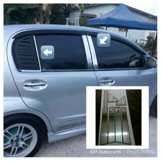 💥READY STOCK💥Pillar Tiang Pintu Chrome Krom Perodua Myvi Icon & Lagi Best