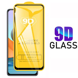 9D Full Glue Tempered Glass Xiaomi Redmi 10 9 9A 9C 8A 7A Note 10 10s 9 9S Pro Max 8 7 Pro Redmi 9T