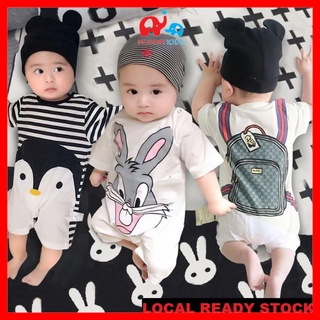 ☪️HOT SELLING☪️ Baju Bayi Baby Clothing Rompers Cartoon Newborn Jumpsuits Nightwear One Piece Infant Boy GIrl