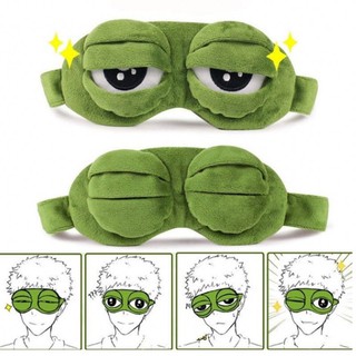 3D Pepe The Frog Sad Frog Eye Mask Cover Sleeping Rest Sleep