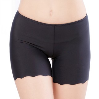 Ice silk Seamless Safety Underpants Bottom Anti-light Thirds pants underwear