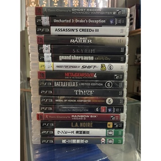 (USED) PS3 Battlefield 3 / Call of Duty / Need for Speed / Grand Theft Auto / Skyrim V / Medal of Honor / Uncharted