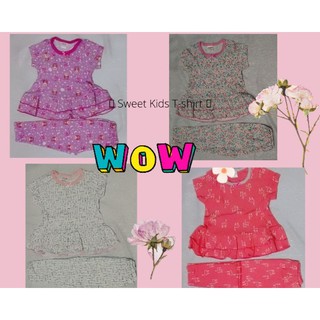 Gym's Pyjamas Doll Short Sleeve Baby Kids Girls (6 Bulan - 5 Tahun) baju kanak-kanak perempuan