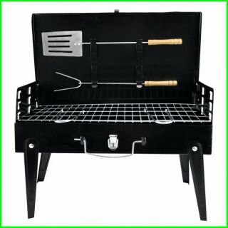 🔥READY STOCK MALAYSIA🔥FOLDING BBQ GRILL ADJUSTABLE HEIGHT PORTABLE BARBECUE