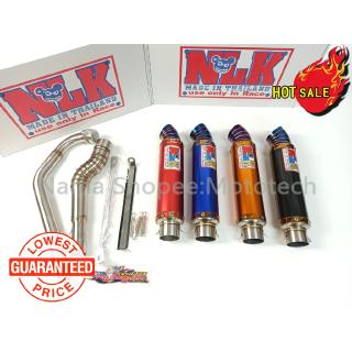 HOTTEST NLK exhaust pipe Y15ZR/LC135 32mm 35mm ekzos High Quality Many colors (1)