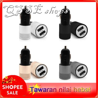 HOT SALE 5V 3.1A Mini Dual 2 Port USB Car Charger Adapter for Smart Cell Phone