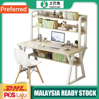 TO8TO🐰Computer Desk Study Table Home OFFICE TABLE STUDY DESK WRITING DESK OFFICE TABLE table shelf