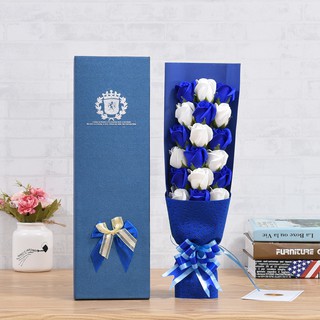 Creative Christmas Valentine's Day gift teacher girlfriend girlfriend birthday gift rose soap bouquet gift box