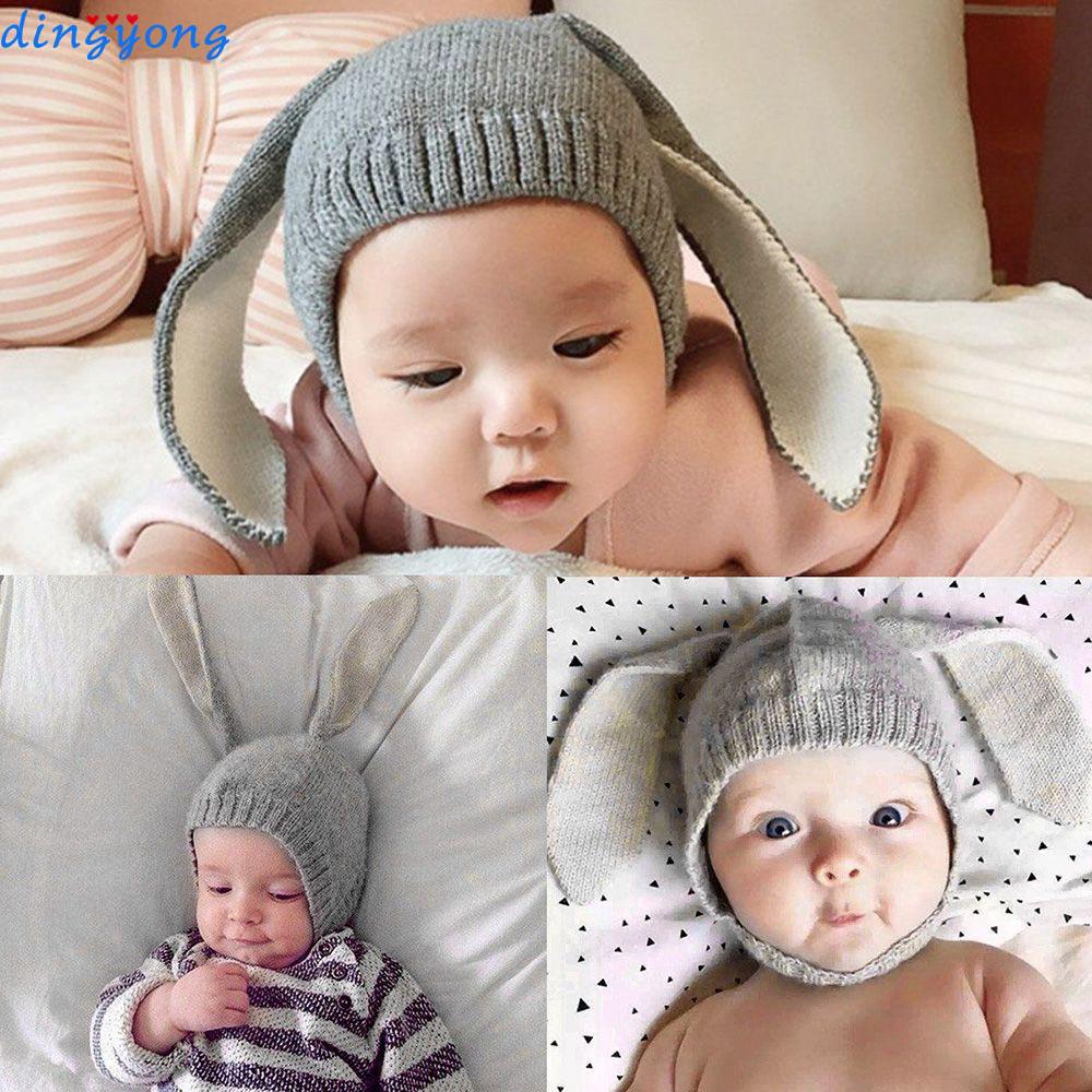 Toddler Rabbit Ear Kids Girl Warm Winter Cap Beanie Baby Hat