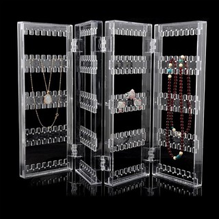 Acrylic Earrings Ear Studs Necklace Jewelry Display Rack Stand Organizer Holder
