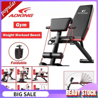 [READY STOCK in Malaysia] Adjustable Gym Weight Bench - Foldable Sit up Dumbbell Exercise Fitness Bench Chair body workout