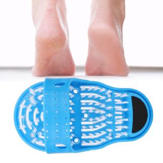XUNB Bath Shoes Foot Washing Brush Foot Cleaning Massage Slippers Exfoliating Scrubber Brush