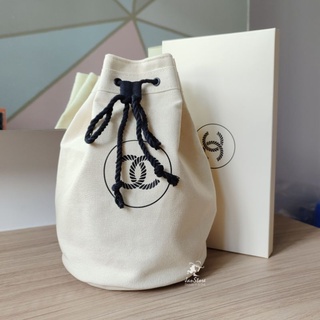 Beaute Gift With Purchase Les Beige Drawstring Pouch Bag