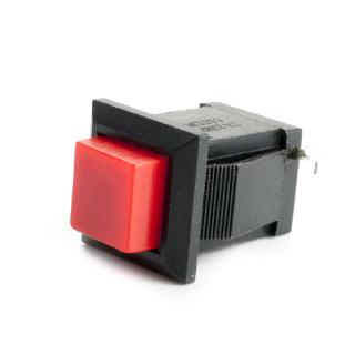 2pcs,Red Momentary OFF-ON Push Button 2PIN SPST Switch Square 14x14mm