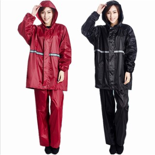 Motorcycle Raincoat suit Women Men Adult Raincover Baju Hujan Set