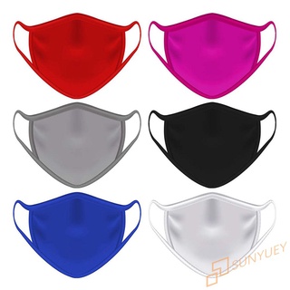 【In Stock】Reusable Washable Solid Mouth Cover Spandex Windproof Mouth-muffle Face Masks