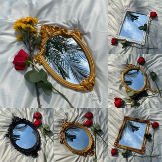Pretty Vintage Resin Mirror for Vanity Table Good Quality