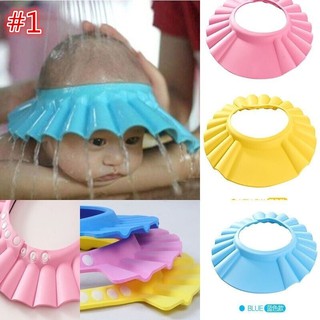 Kid Baby Shampoo Shower Bathing Protect Soft Cap Hat
