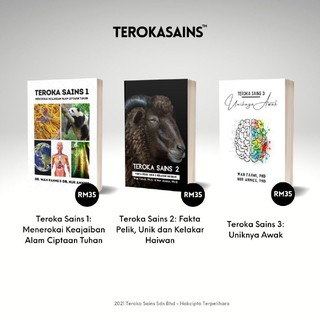 [READY STOCK] Siri Buku Teroka Sains : Teroka Sains 1 / Teroka Sains 2 / Teroka Sains 3