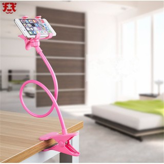 Universal Lazy Bed Desktop Car Holder 360° Stand Mount Clip for Cell Phone