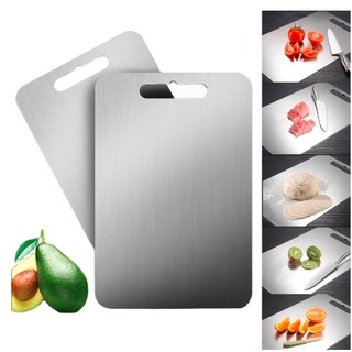 Large 304 Food Grade Stainless Steel Cutting Board / Chopping Board 36cm x 25cm