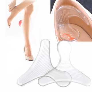 Silicone Gel Heel Liners T-shaped Slip Resistant Shoes Stickers Pad Insoles