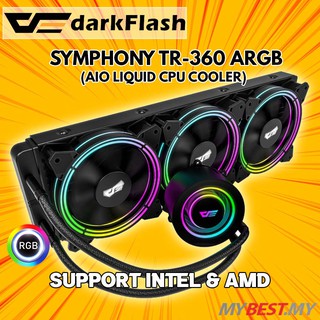 Aigo Darkflash Symphony TR240 / TR360 ARGB 240mm / 360mm Radiator CPU AIO Liquid Cooler