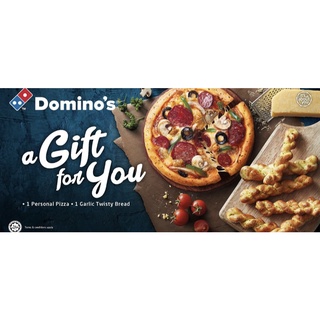 Domino‘s 1 Personal Pizza + 1 Garlic Twisty Bread Food Voucher Domino's Expired at 31/10/21 - Use it on Domino's website