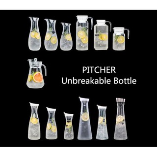 Big Plastic Transparent Juice Jug Water Whisky Tea Beverage Bottle Pitcher Pot