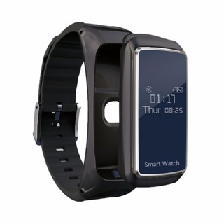 B7 Heart Rate Monitor Bluetooth Headset Smart Talkband Watch (Black)