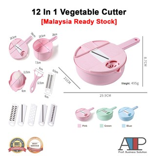 Multi-Function Kitchen Cutting Cutter Tool Food Vegetable Chopper/Slicer with Hand Protector,Food Storage Container