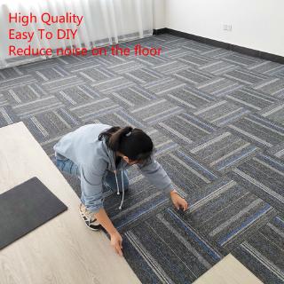 Soofylia Office Floor Mat Office Capert Rugs Hotel Carpet KTV Noise Prevention Non-slip Carpet 50X50CM Ready Stock