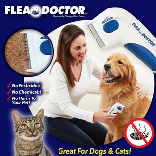 Flea Doctor Electronic Comb for Pet Dogs&Cats Kills&Stuns Fleas Seen On TV