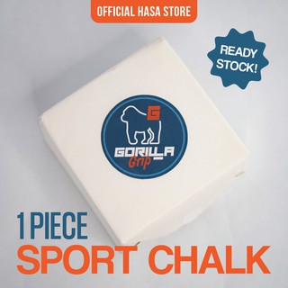 Sports Chalk Block 1 Piece [Magnesium Carbonate Gorilla Grip Sports Chalk for Rock Climbing Calisthenics Weightlifting]