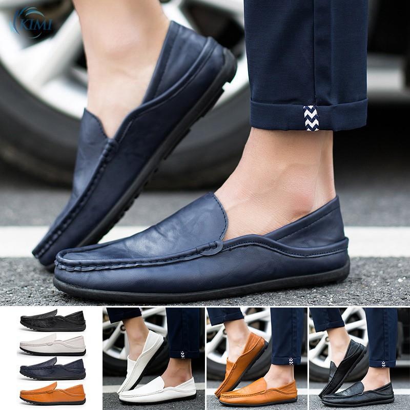 Fashion Men’ s Casual Comfy Soft Sole Moccasin Loafer Slip-on Shoes