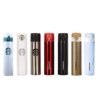 [Ready Stock]Starbucks Vacuum Thermal Stainless Steel Thermo Flask 400ml + Free Gift 🎁