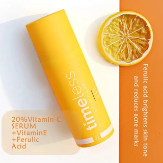Timeless 20% Vitamin C + E + Ferulic Acid Serum Ant-ioxidant Whitening Brightening Skincare 30ml