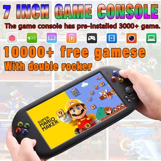 7 inch 16G PSP big screen HD handheld GBA arcade NES nostalgic FC Contra MP5 game console