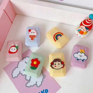 ((Ready Stock)) Cute Contact Lens Case Travel Kit Set With Mirror 可爱隐形眼镜美瞳盒