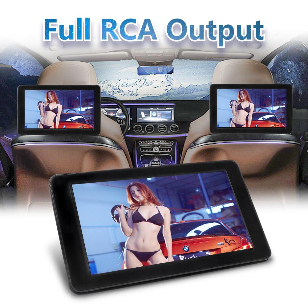 9 Inch TFT Digital LCD Screen Car Headrest DVD Player Monitor