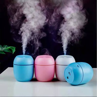 【Ready stock】 Ultrasonic Mini Air Humidifier 200ML Aroma Essential Oil Diffuser for Home Car USB Fogger Mist Maker with