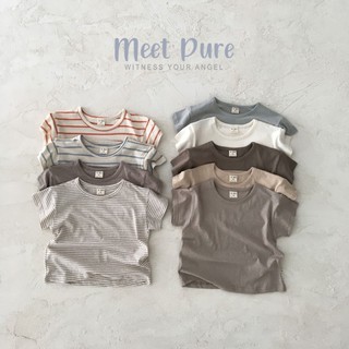 [🇲🇾 STOCK] Baby T-Shirt Casual Short Sleeve New Design 100% Cotton Kids Clothes Baju Bayi
