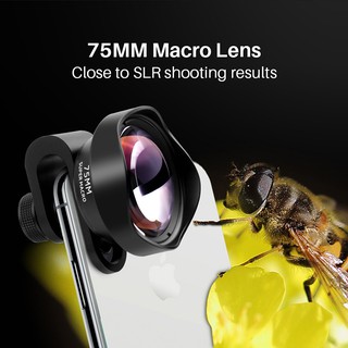 Pholes Mobile Phone 75mm Macro Lens Camera Lenses Clip-On Lens for iPhone 11 12 pro max huawei p40 pro