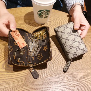 Key bag Ms. Korea cute multi-function car key package mini zipper large capacity male waist padlock key bag