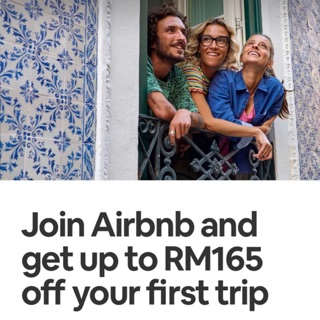 Airbnb RM165 Off Voucher