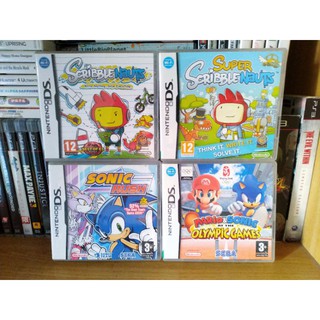 (Original) Mario and & Sonic At The Olympic, Super Scribblenauts, Sonic Rush Nintendo DS