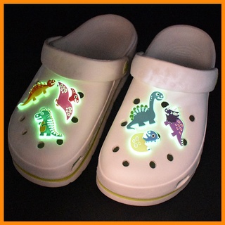 Shoes Charms for Crocs Jibbitz Dinosaur Noctilucous DIY Gifts Shoes Bags Decoration